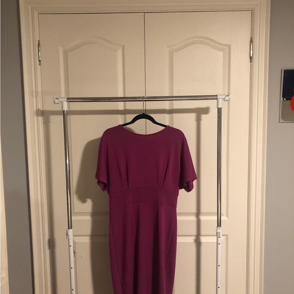 Fuschia cocktail pencil dress - Picture 4 of 5